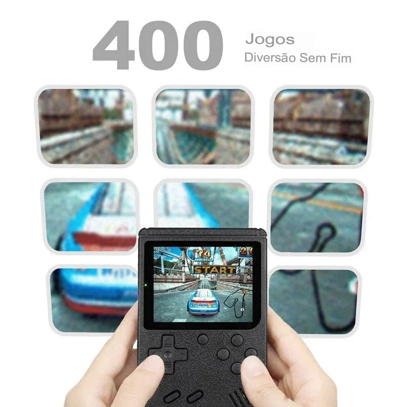 Mini Console De Videogame Portátil Embutido 400 Jogos