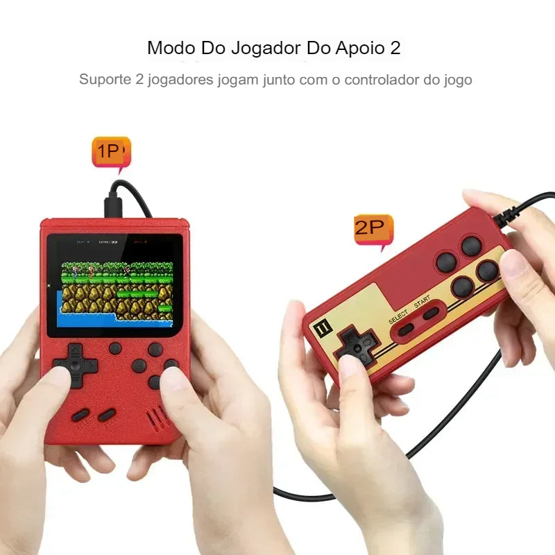 Mini Console De Videogame Portátil Embutido 400 Jogos